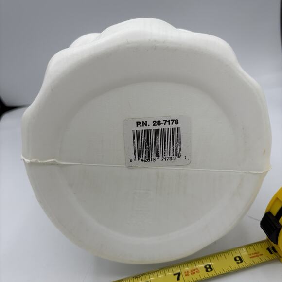 Empire Blow Mold Halloween Candy Bucket Pail Face Ghost Plastic‎ USA White 6" - Picture 4 of 9